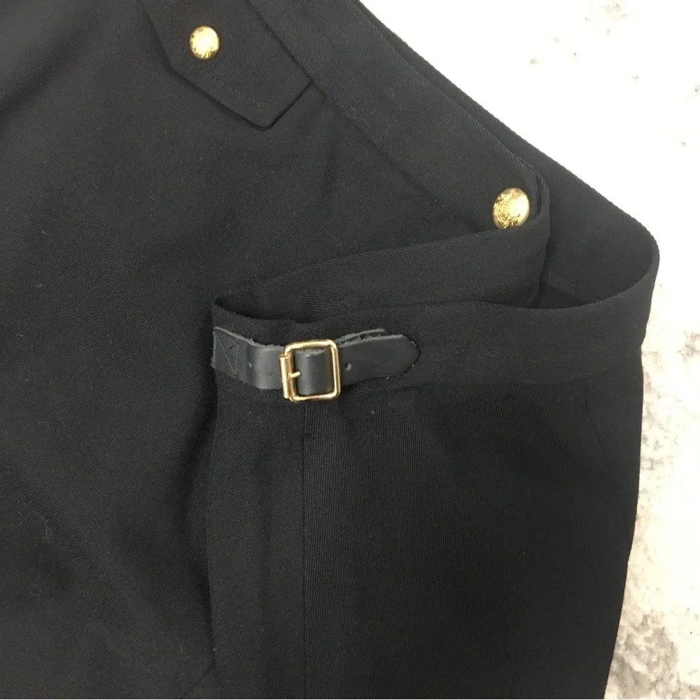 Ralph Lauren Black Skirt Mid Length 10p​​​ - Picture 5 of 6